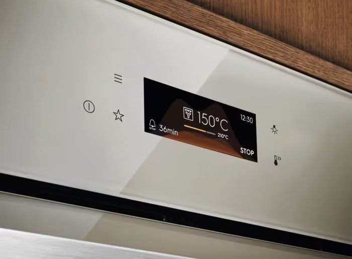 Духова шафа Electrolux електрична, 72л, A+, дисплей, конвекція, телескопічні напрямні, шампань (LOE8F38S) 379978 фото