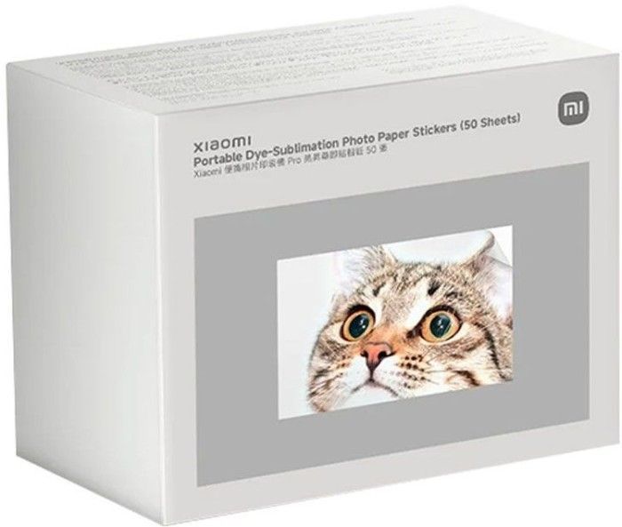 Папір до принтеру Xiaomi Portable Dye-Sublimation Photo Paper Stickers (50 Sheets) BHR082OGL 408425 фото