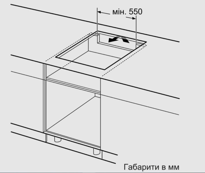 Варильна поверхня Bosch індукційна, 60см, чорний (PUE611BB5E) 368724 фото