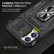 Ударостійкий чохол Camshield Army Ring для Apple iPhone 13 Pro Max (6.7") Чорний / Black 315787 фото 4