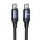 Кабель Usams Type-C to Type-C U71 PD 100W 5A 3.0m Black 266790 фото 1