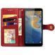 Кожаный чехол книжка GETMAN Gallant (PU) для ZTE Blade A31 Красный 216042 фото 3