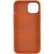 TPU чохол Bonbon Metal Style для Apple iPhone 14 (6.1") Помаранчевий / Papaya 257169 фото 8