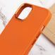 TPU чохол Bonbon Metal Style для Apple iPhone 14 (6.1") Помаранчевий / Papaya 257169 фото 5