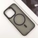 TPU+PC чохол Blueo Skin Friendly Frosted with MagSafe для Apple iPhone 16 Pro Max (6.9") Чорний 319482 фото 5