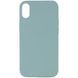 Чохол Silicone Case Full Protective (AA) NO LOGO для Apple iPhone XR (6.1") Бірюзовий / Turquoise 348788 фото 1