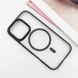 TPU+PC чохол Blueo Skin Friendly Frosted with MagSafe для Apple iPhone 16 Pro Max (6.9") Чорний 319482 фото 10