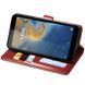 Кожаный чехол книжка GETMAN Gallant (PU) для ZTE Blade A31 Красный 216042 фото 1