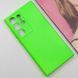 Чохол TPU GETMAN Liquid Silk Full Camera для Samsung Galaxy S24 Ultra Салатовий / Neon Green 397588 фото 3