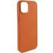 TPU чохол Bonbon Metal Style для Apple iPhone 14 (6.1") Помаранчевий / Papaya 257169 фото 6