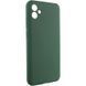 Чохол Silicone Cover Lakshmi Full Camera (AA) для Samsung Galaxy A06 Зелений / Dark green 321390 фото 2