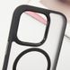 TPU+PC чохол Blueo Skin Friendly Frosted with MagSafe для Apple iPhone 16 Pro Max (6.9") Чорний 319482 фото 12