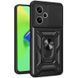 Ударостійкий чохол Camshield Serge Ring для Xiaomi Redmi 13 4G / Poco M6 4G Чорний 316976 фото 1