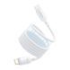Кабель Baseus PicoGo Magnetic Liquid Silicone Type-C to Type-C 240W (1m) (P10376800211-00) white 356175 фото 3