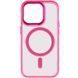 Чохол TPU Iris with MagSafe для Apple iPhone 14 Pro (6.1") Малиновий 272158 фото 1