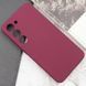 Чохол Silicone Cover Lakshmi Full Camera (AAA) для Samsung Galaxy S24 Бордовий / Plum 286892 фото 5