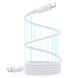Кабель Baseus PicoGo Magnetic Liquid Silicone Type-C to Type-C 240W (1m) (P10376800211-00) white 356175 фото 1