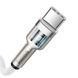 Кабель Baseus Cafule Metal Type-C ToType-C 100W (2m) White (CATJK-D02) 270837 фото 4