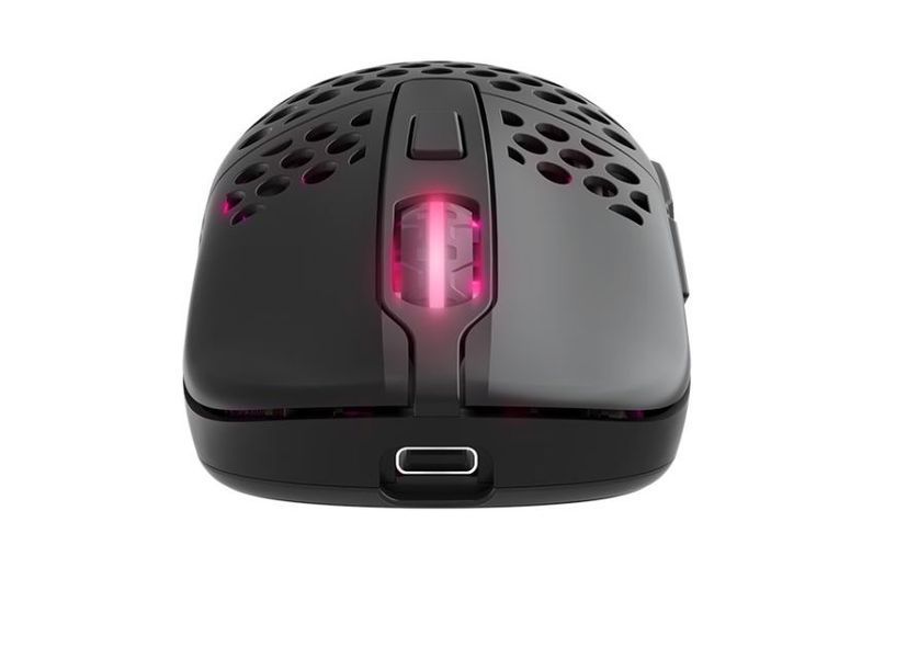Миша Xtrfy M42, WL/USB-A, RGB, чорний (M42W-RGB-BLACK) 363386 фото