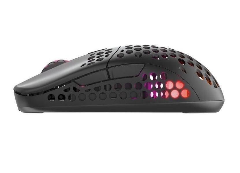 Миша Xtrfy M42, WL/USB-A, RGB, чорний (M42W-RGB-BLACK) 363386 фото