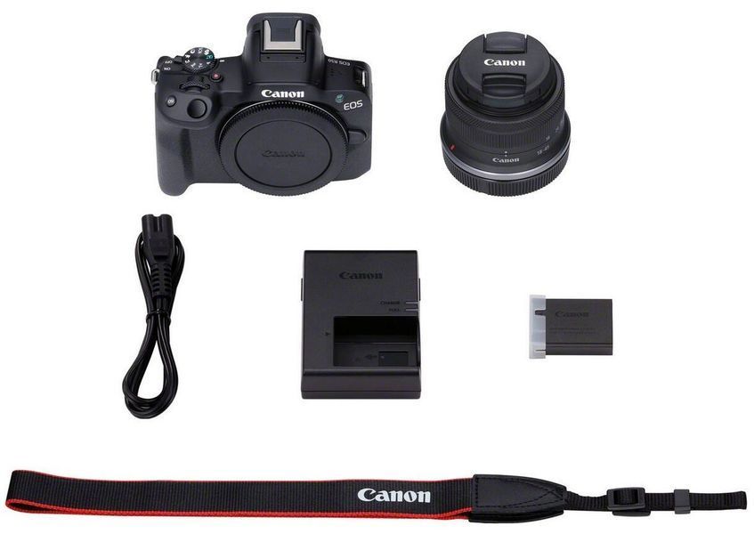 Цифр. фотокамера Canon EOS R50 + RF-S 18-45 IS STM Black 365843 фото