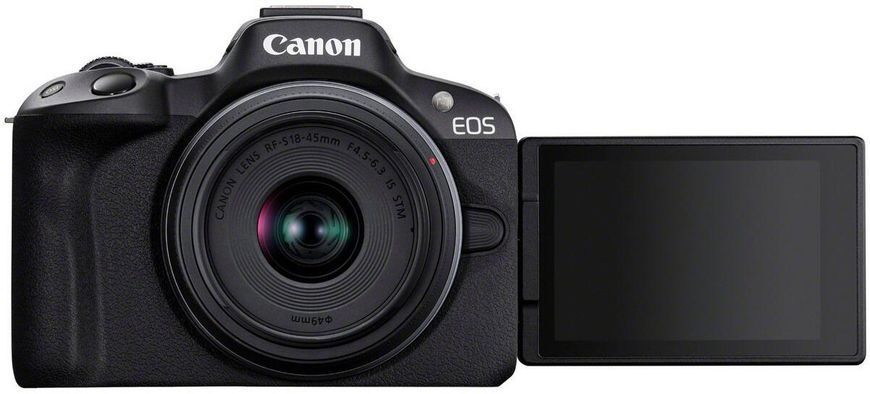 Цифр. фотокамера Canon EOS R50 + RF-S 18-45 IS STM Black 365843 фото