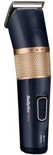 Машинка для стриження Babyliss, мережа+акум., вібраційний мотор, насадок-8, кейс, титан.напил., синій (E986E) 369288 фото