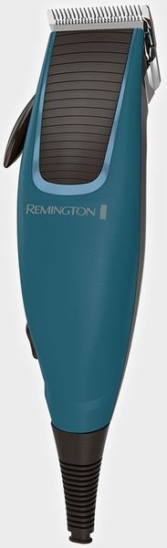 Машинка для стрижки Remington Apprentice, від мережі, роторний мотор, насадок-5, титан.напил., синій (HC5020) 371992 фото
