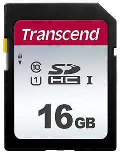 Карта пам'яті Transcend SD 16GB C10 UHS-I R95/W10MB/s (TS16GSDC300S) 372255 фото