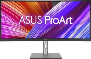 Монітор Asus 34.1" ProArt PA34VCNV 2xHDMI, 2xDP, USB-C, 2xUSB, RJ-45, MM, IPS, 3440x1440, 21:9, sRGB 100%, CURVED, AdaptiveSync, HAS, HDR10 365381 фото