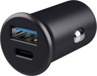 Зарядний пристрій автомобільний Trust 38Вт USB-A/USB-C PD, QC, чорний 364860 фото