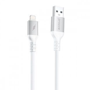 Кабель Proove ReGen Silicone USB to Lightning 2.4A (1m) (CCRS15001102) white 361036 фото