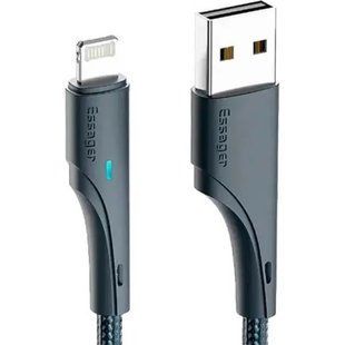 Кабель ESSAGER Rousseau 3A Fast Charging USB Lightning Cable 1m (EXCL-LS01) Black 317293 фото