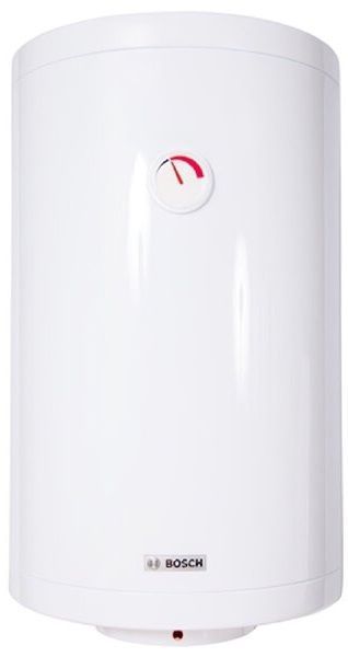 Водонагрівач електр. BOSCH круглий Tronic 2000, 100л, 2кВт, мех. кер-ння, C, білий (7736506092) 365293 фото