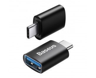Адаптер Baseus Ingenuity Series Mini OTG Adaptor Type-C To USB-A 3.1 (ZJJQ000001) Black 260602 фото