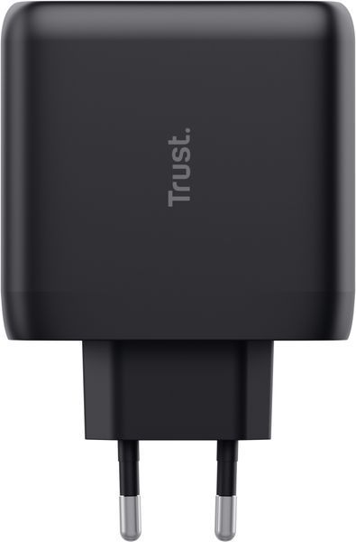 Зарядний пристрій мережевий Trust Maxo 65Вт, 2xUSB-C PD, чорний (25380_TRUST) 362253 фото