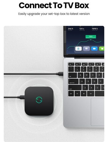 Кабель UGREEN US128 USB-A 3.0 Male To Male Cable 2m Black (10371) 278867 фото