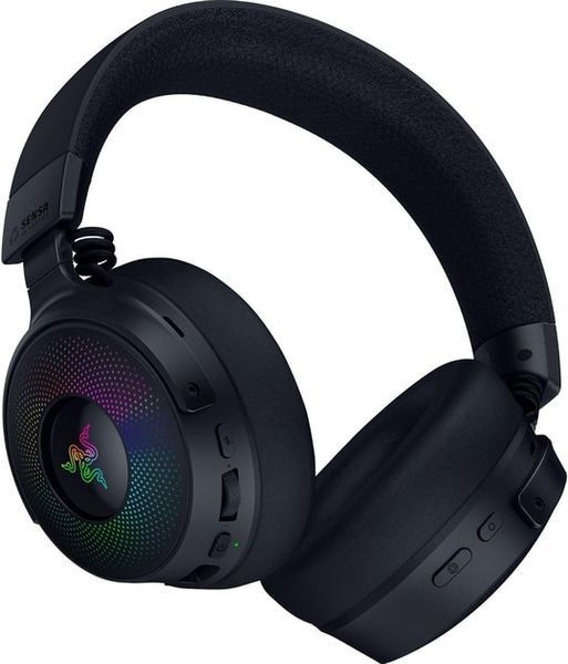 Навушники Razer Kraken V4 Pro, mini-jack/USB-A/BT/WL, RGB (RZ04-05160100-R3M1) чорний 370946 фото