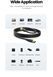 Кабель UGREEN US128 USB-A 3.0 Male To Male Cable 2m Black (10371) 278867 фото 5
