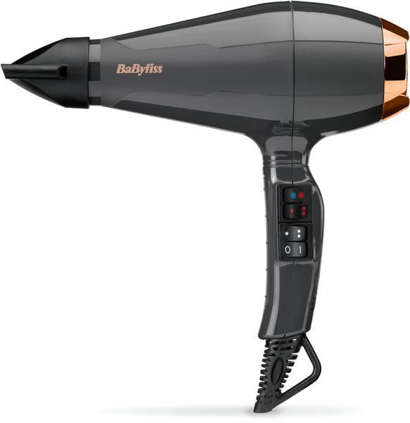 Фен Babyliss Air Pro, 2200Вт, 2 режими, дифузор, іоніз-я, хол. обдув, чорний (6719DE) 365929 фото