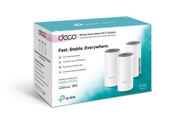 Домашня Mesh Wi-Fi система (3шт у комплекті), арт. Deco E4(3-Pack) 315413 фото
