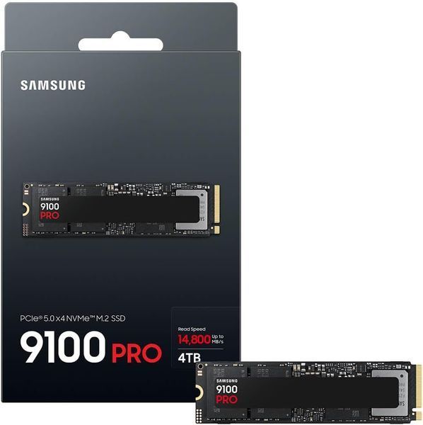 Твердотільний запам&rsquo;ятовувальний пристрій накопичувач (SSD) G5 M.2 NVME 4TB 9100 PRO MZ-VAP4T0BW SAMSUNG 359106 фото