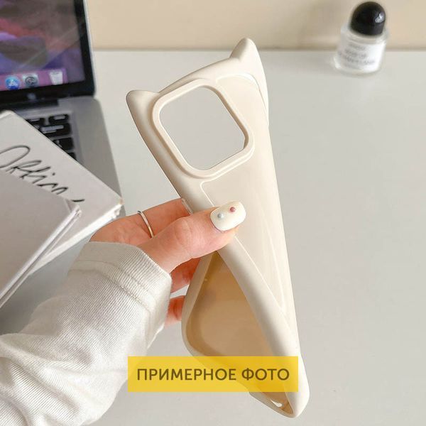 Чохол TPU Cat для Apple iPhone 15 (6.1") Antique White 357639 фото