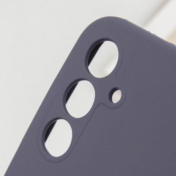 Чохол Silicone Cover Lakshmi Full Camera (AAA) для Samsung Galaxy A56 5G Сірий / Dark Gray 342137 фото