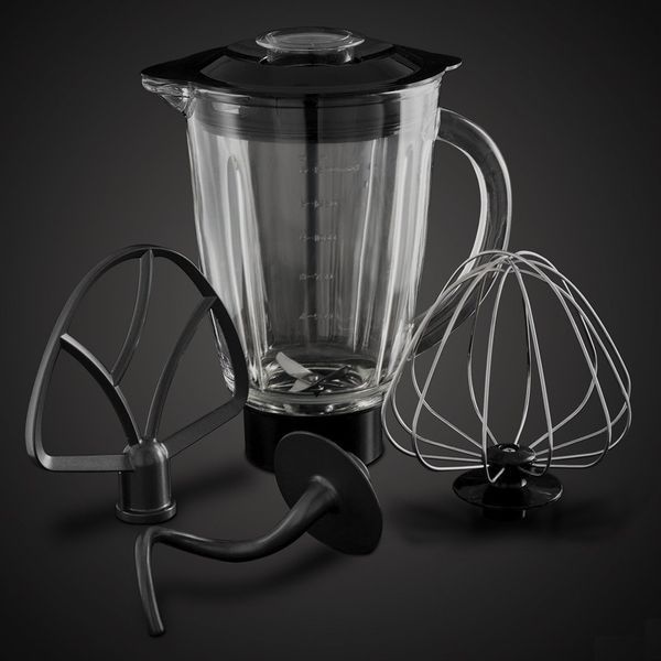 Кухонна машина Russell Hobbs Desire 1000Вт, чаша-метал, корпус-пластик, насадок-4, червоний (23480-56) 372771 фото