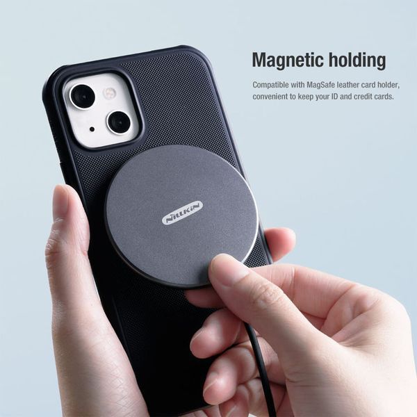 Чохол Nillkin Matte Magnetic Pro для Apple iPhone 14/13 (6.1") Чорний / Black 240765 фото