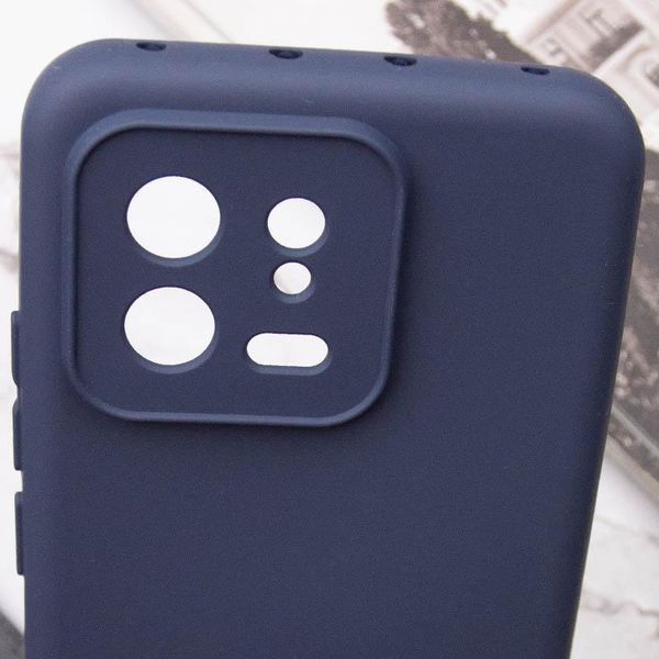 Чохол TPU GETMAN Liquid Silk Full Camera для Xiaomi 13 Pro Синій / Midnight Blue 397745 фото