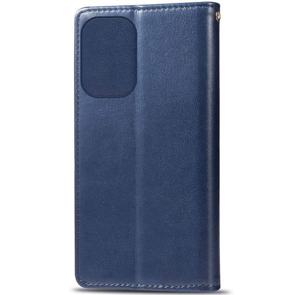Шкіряний чохол книжка GETMAN Gallant (PU) для Xiaomi Redmi 13C / Poco C65 Синій 284415 фото