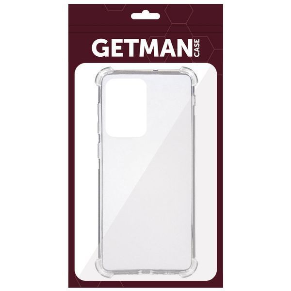 TPU чехол GETMAN Ease logo усиленные углы для Xiaomi Poco X5 5G / Redmi Note 12 5G Бесцветный (прозрачный) 264471 фото
