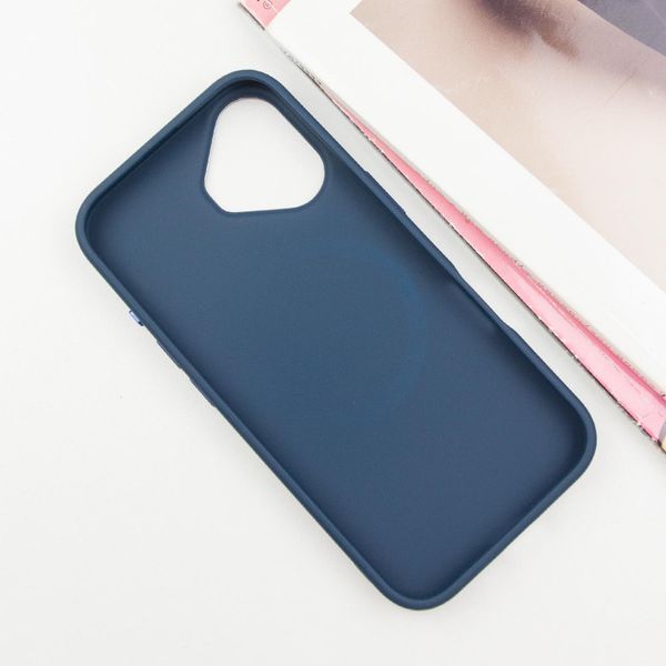TPU чохол Bonbon Metal Style with MagSafe для Apple iPhone 16 (6.1") Синій / Cosmos Blue 322898 фото